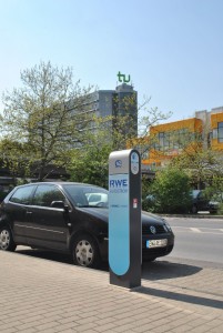 Auch an der TU Dortmund kann man jetzt Strom "tanken". Foto: Jan-Philipp Wicke