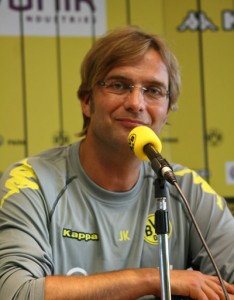 Trainer Jürgen Klopp hat mit dem BVB Historisches erreicht - noch nie hat eine Dortmunder Mannschaft das Double gewonnen. Foto: wikipedia