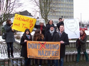 Dortmund Nazifrei solidarisiert sich mit Tim, einem langjährigen Aktivisten, der für mehrere Monate ins Gefängnis muss. Die Begründungen seien jedoch nur fadenscheinig. Foto: Dortmund Nazifrei
