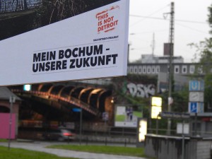 Schild Mein Bochum Unsere Zukunft
